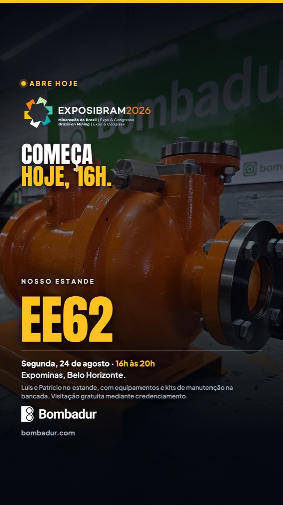 Peça 5: story de abertura, começa hoje às 16h, estande EE62